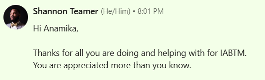 IABTM Recommendation
